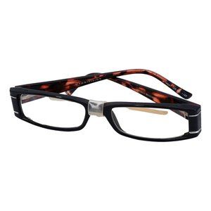 Magnivision Unisex Adults Rectangle Eyeglasses Black Brown TP0607 +1.25 New